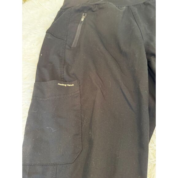 Healing Hands Scrub Pants Joggers, Size Medium EUC - Picture 3 of 5